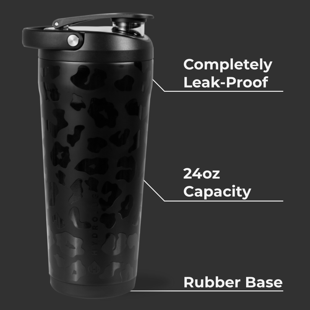 Black Leopard - Insulated Shaker (24oz)